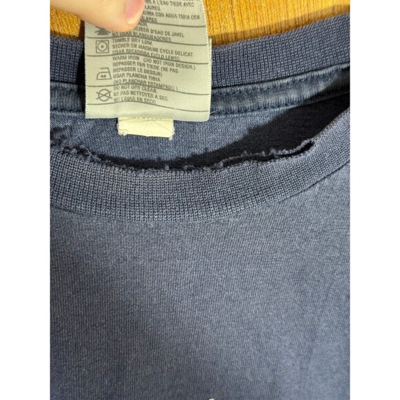 Vintage 90s Nike There Is No Finish Line Shirt Men’s Large Blue Swoosh - Picture 7 of 11